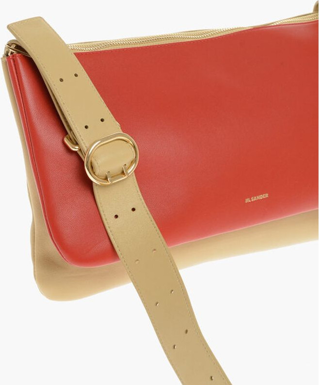 Сумка через плечо Jil Sander Soft Leather Двухцветная