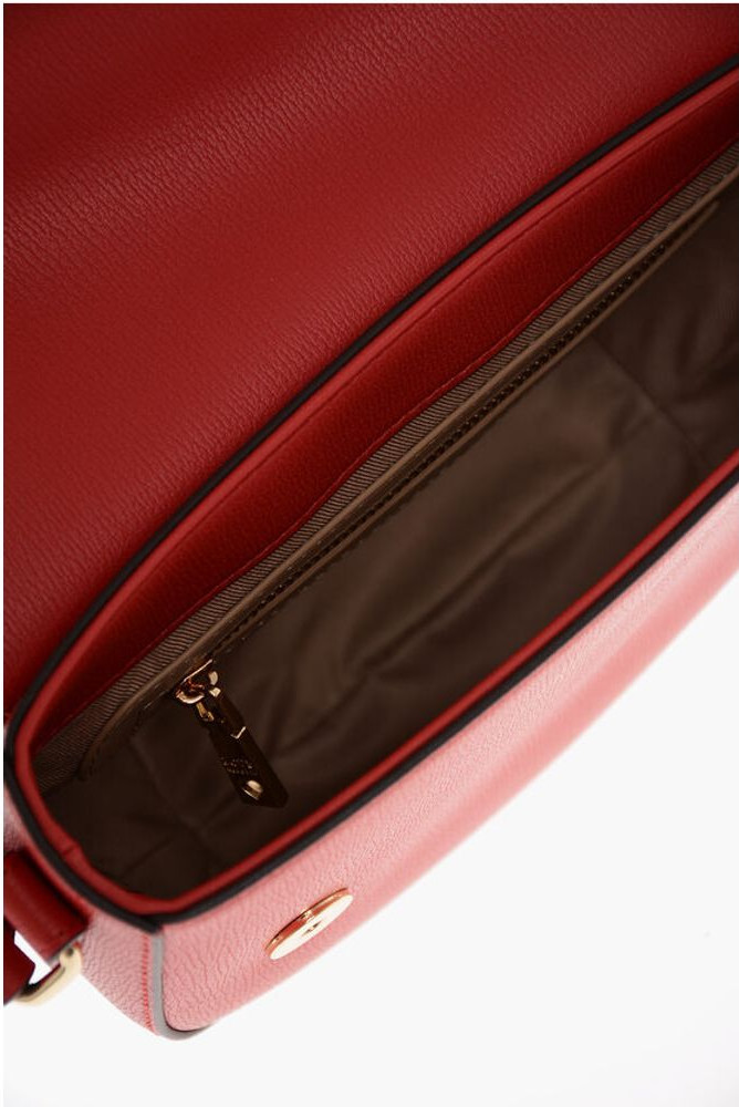 Crossbody Bag Moschino LOVE Faux Leather Crossbody Bag with Double Metal Heart