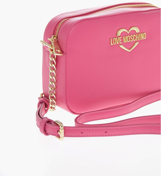 Сумка кросс-боди Moschino LOVE из искусственной кожи с золотистыми деталями