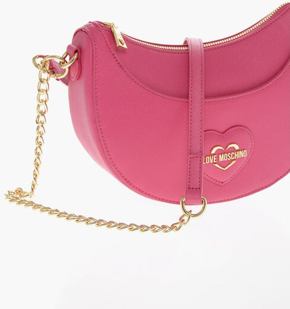 Tote Bag Moschino LOVE Saffiano Faux Leather ECO-FRIENDLY Hobo Bag