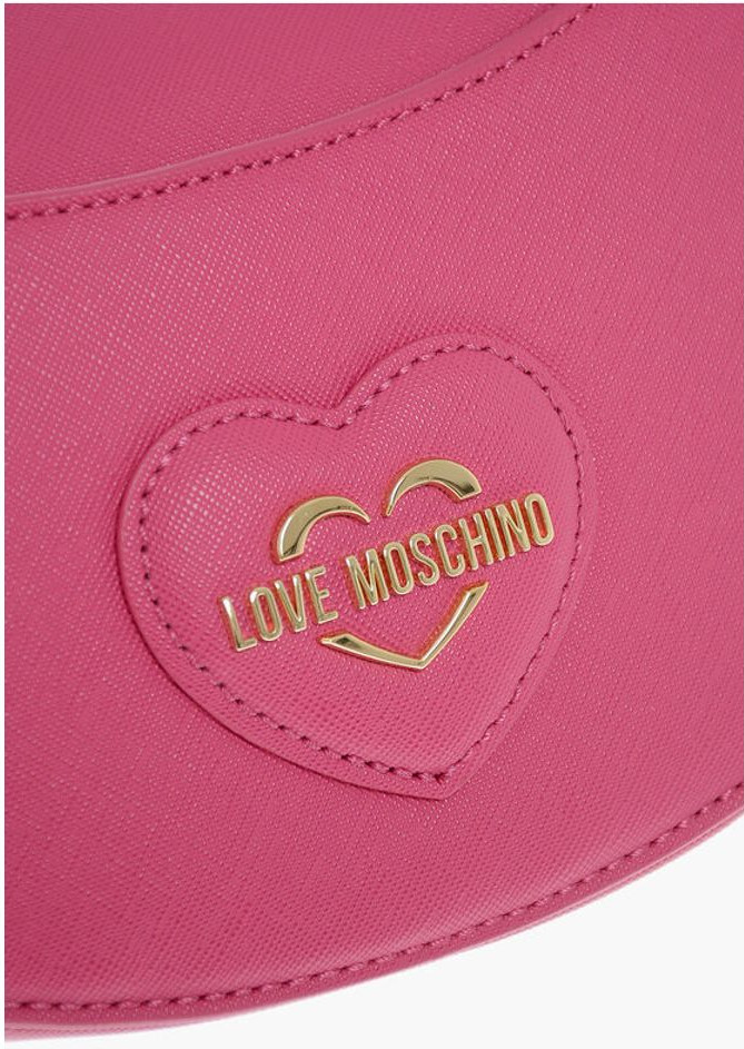 Tote Bag Moschino LOVE Saffiano Faux Leather ECO-FRIENDLY Hobo Bag