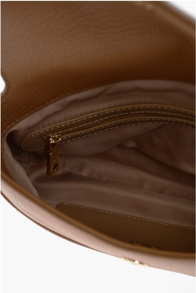 Crossbody Bag Moschino LOVE Textured Faux Leather