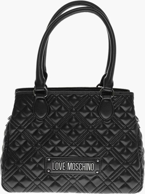 Moschino LOVE Sumkasi Tikilgan Sun'iy Charm Sumka Remontas Uchun Yong'irli Katta Ko'prik Bilann