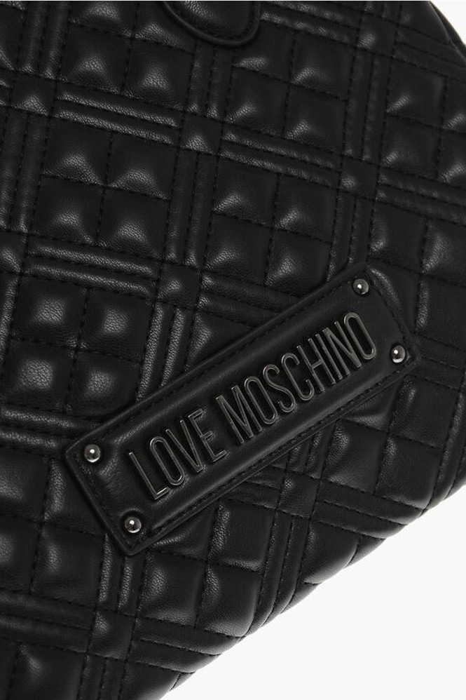 Moschino LOVE Sumkasi Tikilgan Sun'iy Charm Sumka Remontas Uchun Yong'irli Katta Ko'prik Bilann