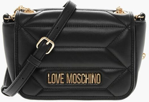 Crossbody Bag Moschino LOVE Kapitonli sun'iyCharm terisi
