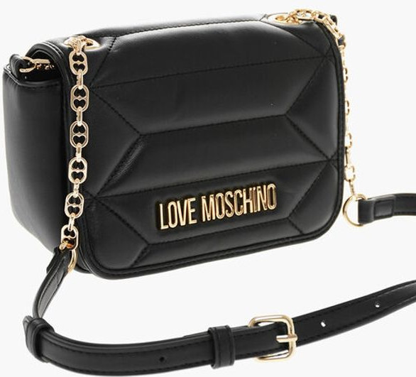 Crossbody Bag Moschino LOVE Kapitonli sun'iyCharm terisi