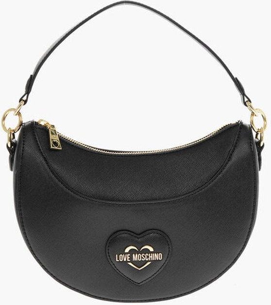 Hobo Bag Moschino LOVE Saffiano Faux Leather