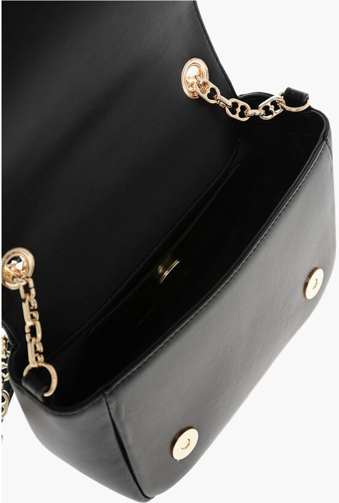 Crossbody Bag Moschino LOVE Kapitonli sun'iyCharm terisi