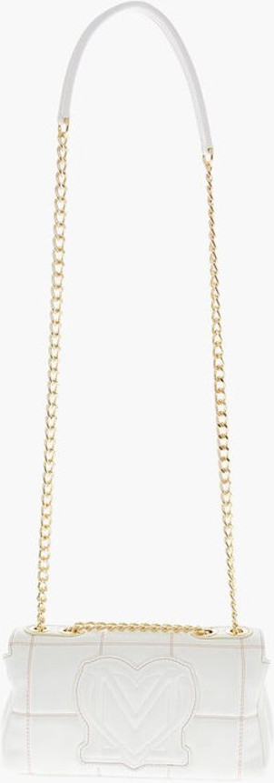 Sumka Moschino LOVE Kapchali sumka Eko-teri zanjirli yelka joli bilan
