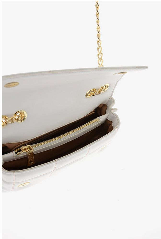 Sumka Moschino LOVE Kapchali sumka Eko-teri zanjirli yelka joli bilan