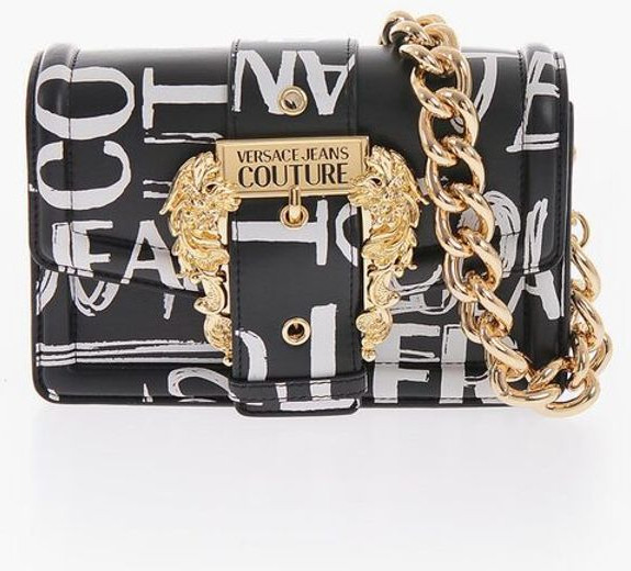 Shoulder bag Versace JEANS COUTURE All-Over Logo Printed Faux Leather