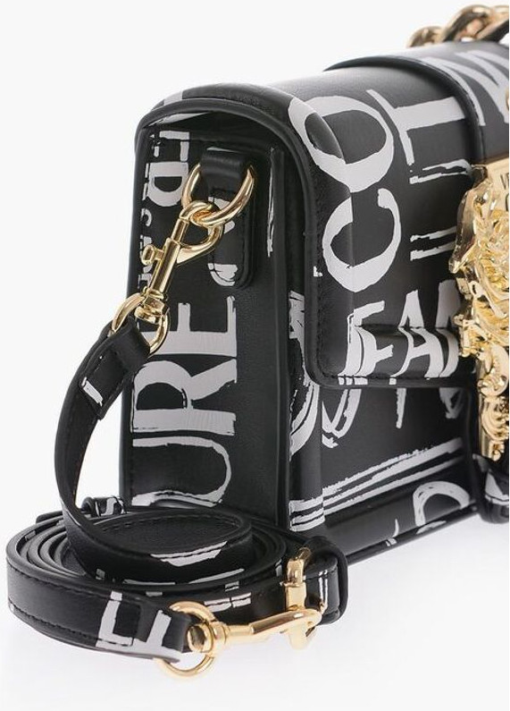 Shoulder bag Versace JEANS COUTURE All-Over Logo Printed Faux Leather