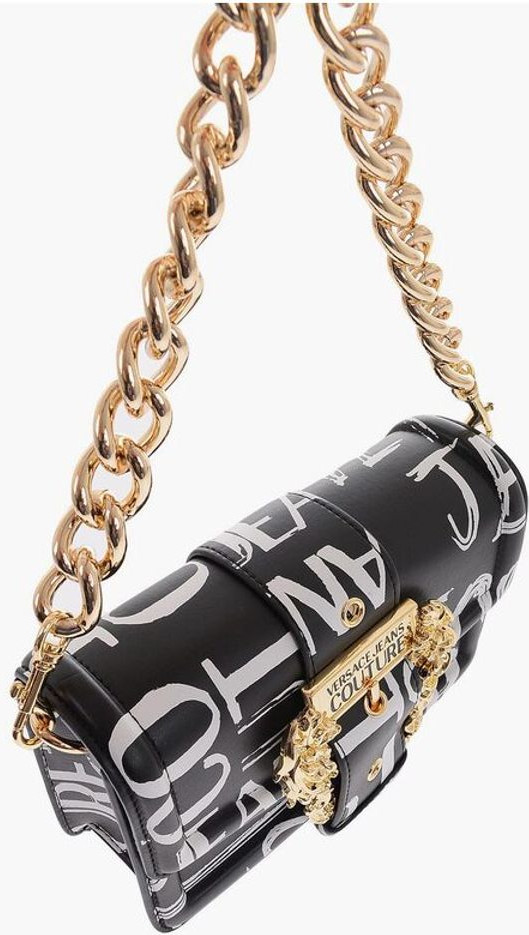 Shoulder bag Versace JEANS COUTURE All-Over Logo Printed Faux Leather