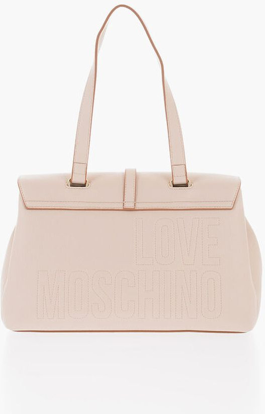 Crossbody sumkasi Moschino LOVE Sun'iy charm sumkasi