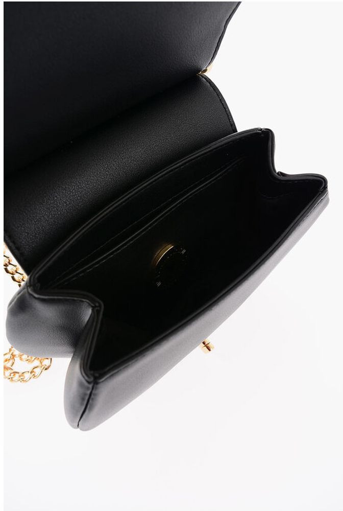 Crossbody Bag Moschino LOVE Faux Leather Crossbody Bag with Turn Lock Closure