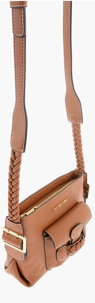 Crossbody sumkasi Moschino LOVE Yelim teri