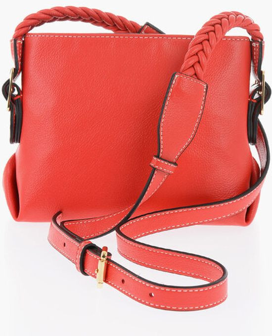 Crossbody Bag Moschino LOVE Faux Leather Crossbody Bag with Braided Details