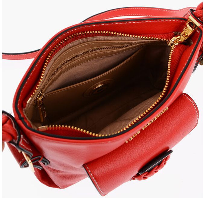 Crossbody Bag Moschino LOVE Faux Leather Crossbody Bag with Braided Details