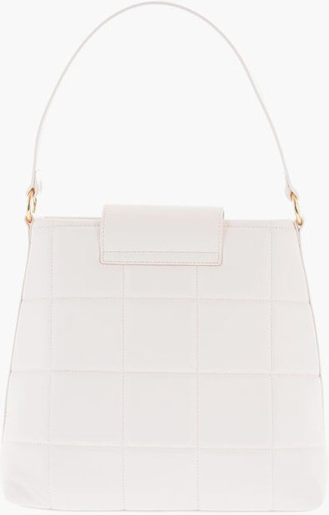 Shoulder Bag Moschino LOVE Quilted Faux Leather Shoulder Bag with Turn Lock Closur