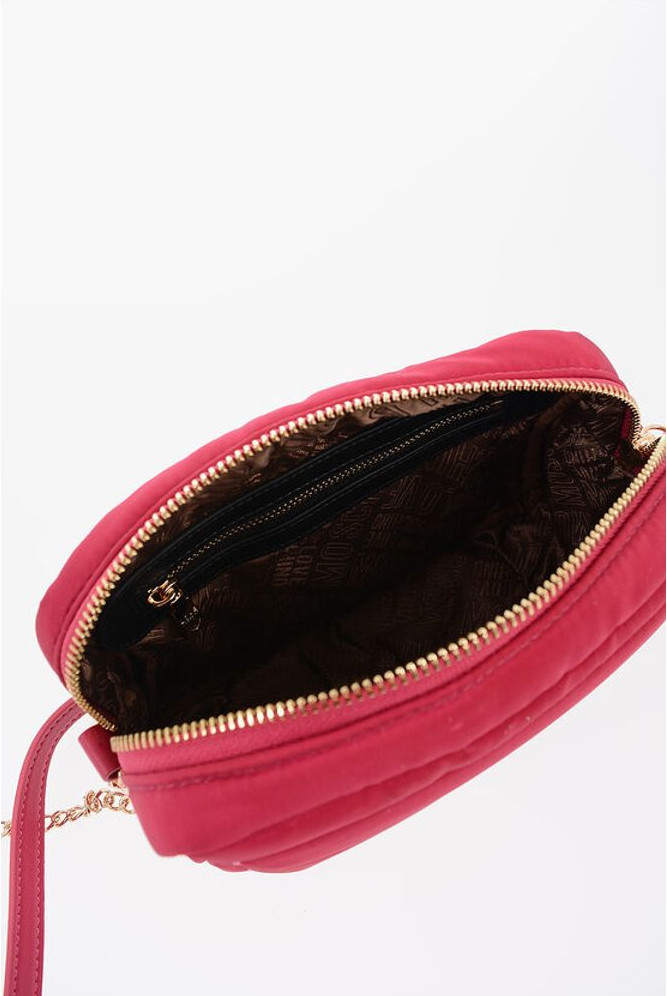 Crossbody Bag Moschino LOVE Nylon Crossbody Bag with Golden Logo