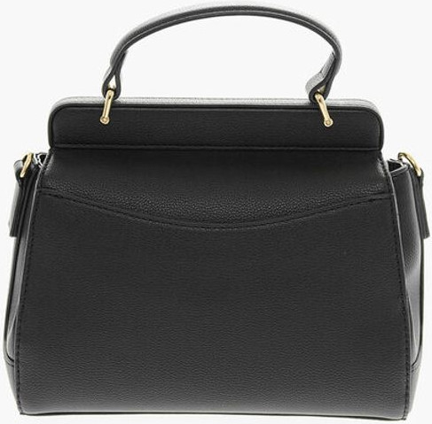 Elka sumkasi LOVE Moschino Faux Leather Elka Sumkasi Maxi Golden Logoti bilan