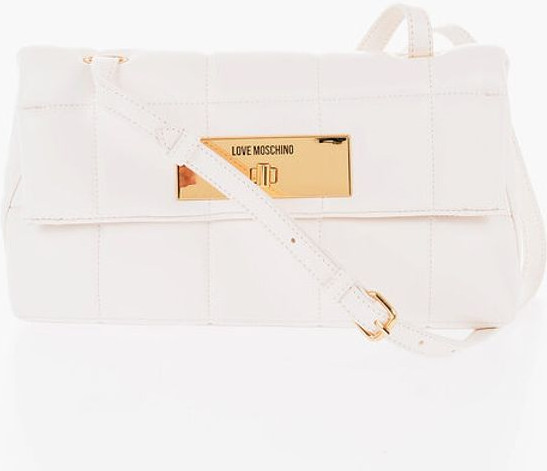 Crossbody sumkasi LOVE Moschino Qovurilgan Yashil Charm