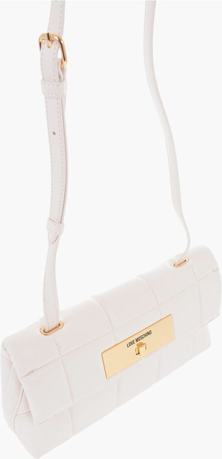 Crossbody sumkasi LOVE Moschino Qovurilgan Yashil Charm