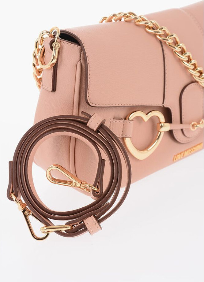 Shoulder Bag Moschino LOVE Faux Leather BIG HEARTBIT