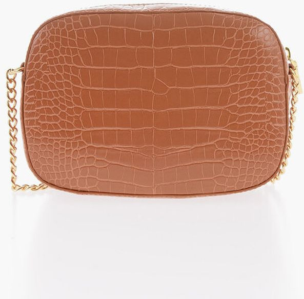 Crossbody Bag Moschino LOVE Crocodile Effect Faux Leather