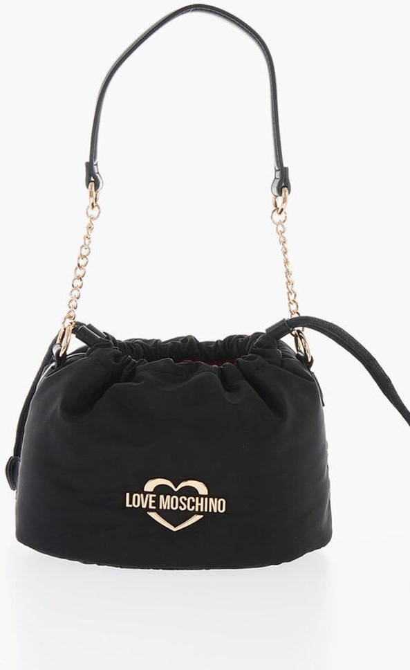 Мини-сумка-ведро Moschino однотонная