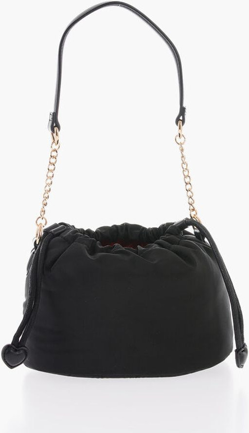 Мини-сумка-ведро Moschino однотонная