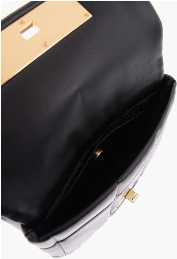 Bag Moschino LOVE Quilted Faux Leather Bag with Removable Shoulder Strap