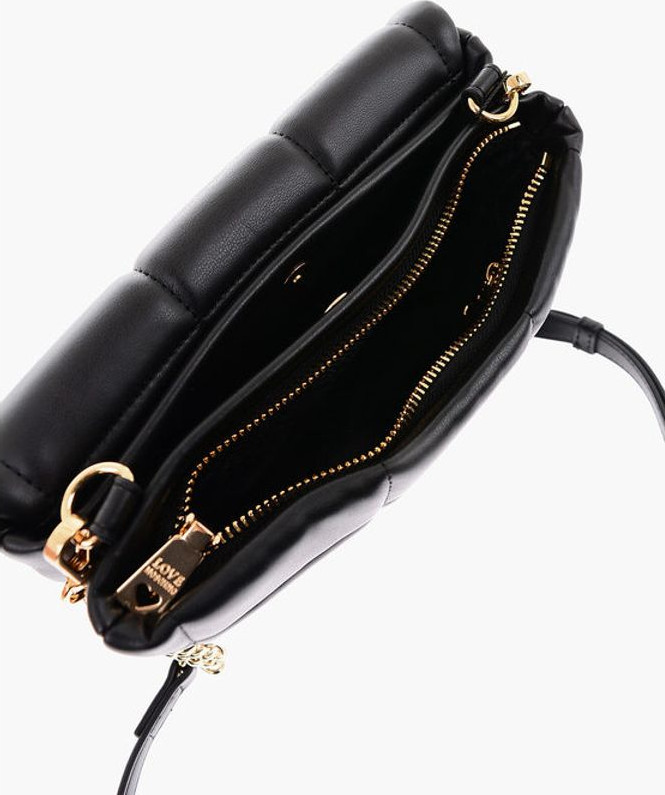 Bag Moschino LOVE Quilted Faux Leather Bag with Removable Shoulder Strap