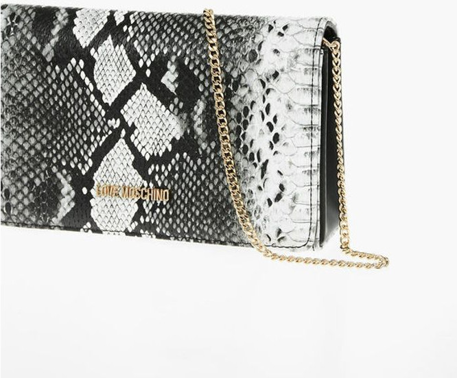 Moschino Ilon effektli sun'iy charm sumkasi