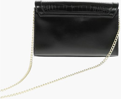 Crossbody Bag Moschino Crocodile Effect Faux Leather