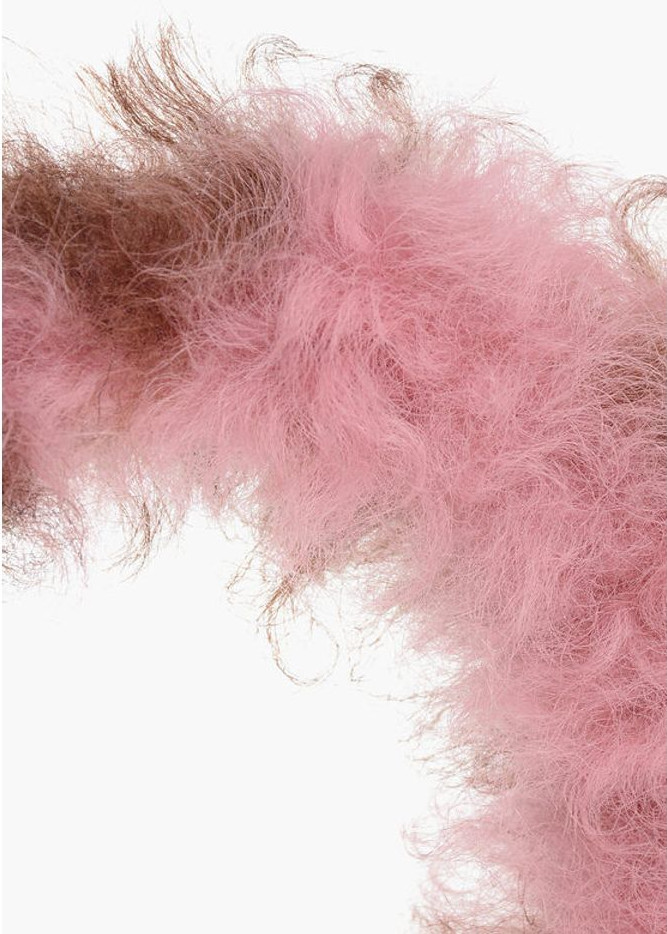 Accessory Prada Fur Handle with Decorative Detail