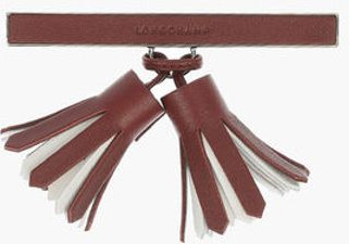 Accessory Longchamp Leather Clip with Tassels