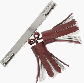 Accessory Longchamp Leather Clip with Tassels