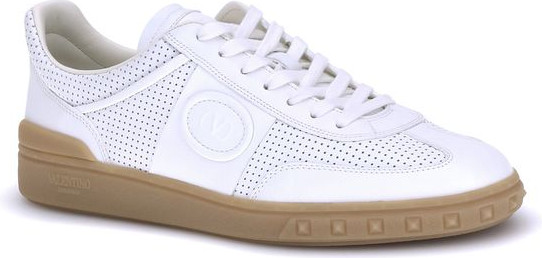 White Rubber Low Top Sneakers Valentino Garavani