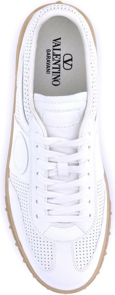 White Rubber Low Top Sneakers Valentino Garavani