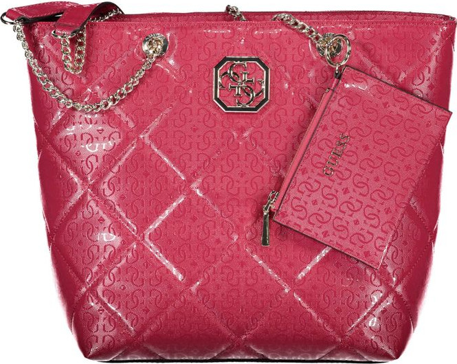 Handbag Guess Shoes Pink Polyethylene