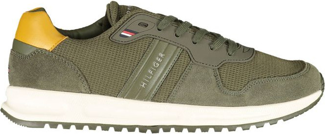 Зеленые кроссовки Tommy Hilfiger из полиэстера