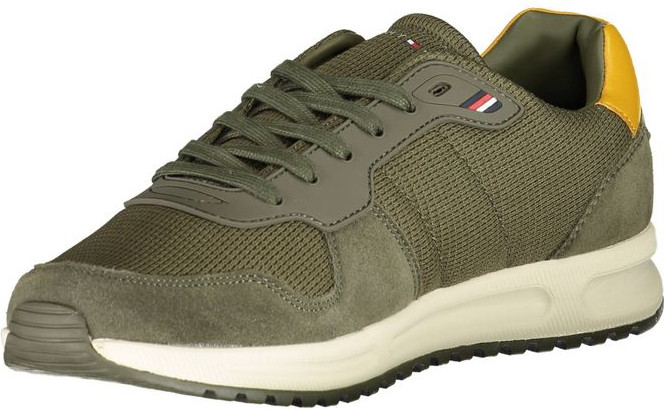 Зеленые кроссовки Tommy Hilfiger из полиэстера