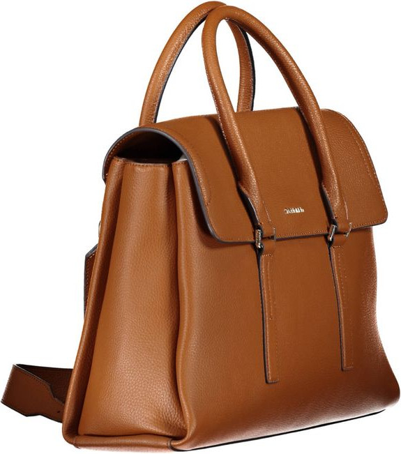 Handbag Calvin Klein Brown Polyethylene