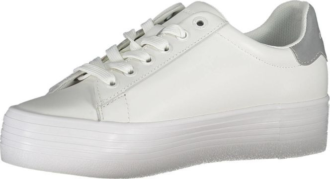 Calvin Klein White Polyester Sneaker