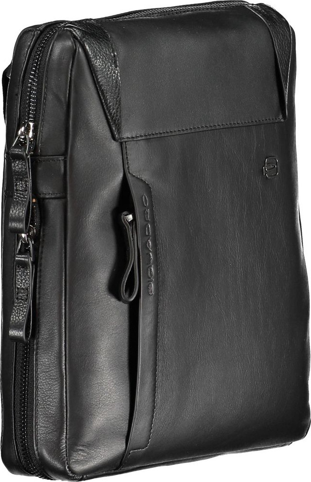 Bag Piquadro Black Leather Shoulder Bag