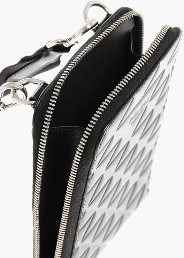 Crossbody Bag Prada Brushed Leather Crossbody Phone Holder
