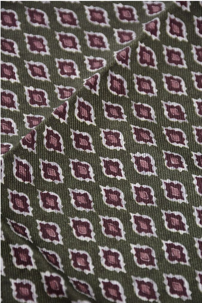 Карманный платок Corneliani с геометрическим узором из шелка