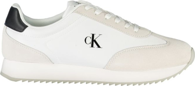 Calvin Klein oq teri erkaklar krossovkalari