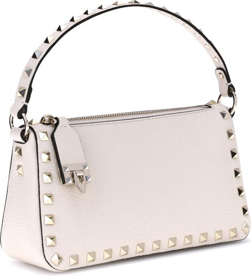 Valentino Garavani Rockstud Zip-Up yelimli sumkasi